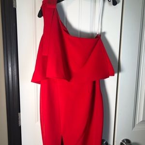 One shoulder dress